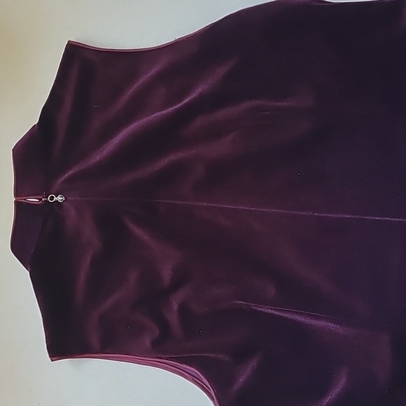 LG Velvet Holiday Party Dress Y2K Vintage Maxi Purple Sparkle Graphic - Picture 10 of 11